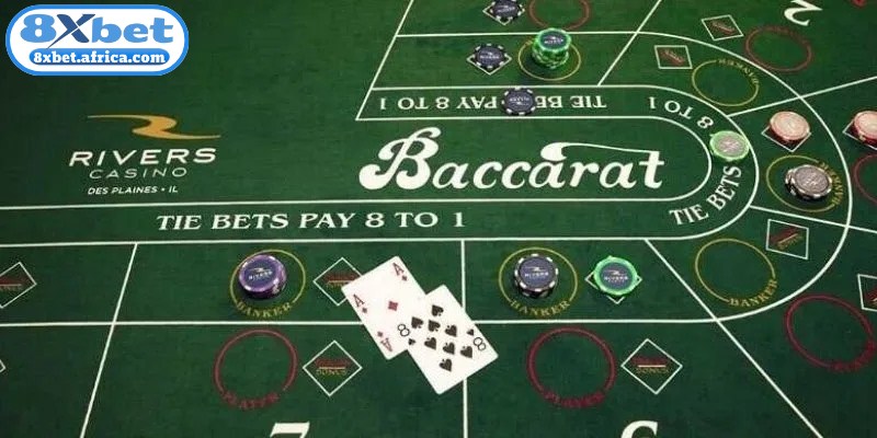 Sảnh cược Baccarat 8XBET hiện đại với giao diện đẳng cấp quốc tế