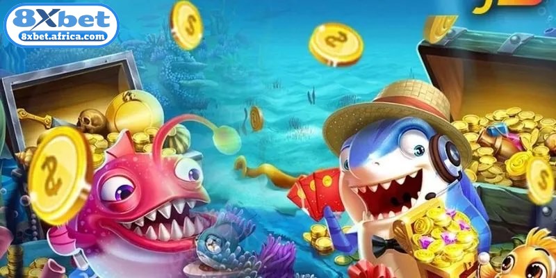 Thế giới đại dương rực rỡ sắc màu tại sảnh bắn cá xèng 8XBET