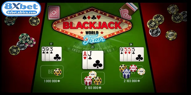 Blackjack 8XBET là đấu trường để bạn thể hiện bản lĩnh và tư duy nhạy bén