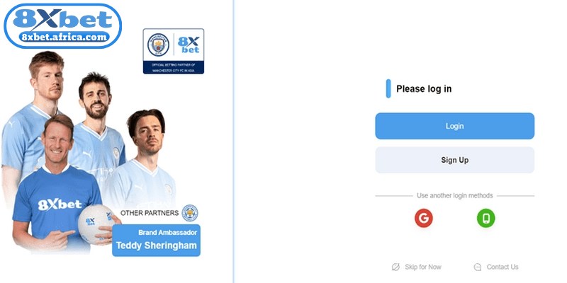 Đăng nhập 8XBET trên trình duyệt web là phương thức khá quen thuộc