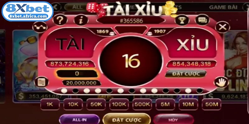 Niềm vui của cược thủ khi giành chiến thắng lớn tại sảnh Tài xỉu 8XBET